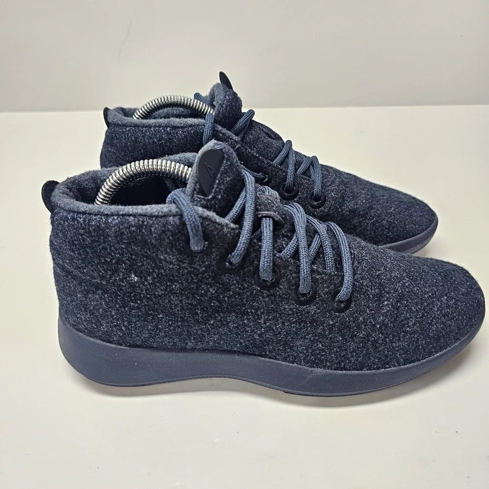 Allbirds Wool Runner Up Mizzle Shoes Women's Size 9 High Top Lace Up WRUM
